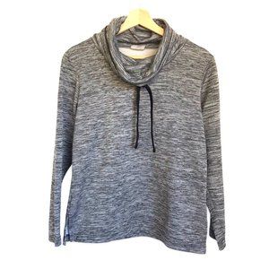 Columbia Heather Gray Funnel Neck Long Sleeve Top  Size X-Small